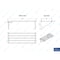 Amgood 18 in. x 48 in. Stainless Steel Tubular Wall Shelf AMG WS-TR-1848 - alternate 4